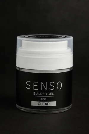 ג'ל בניה היברידי שקוף 60גר' עם לחצן SENSO CLEAR