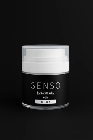 ג'ל בניה היברידי 60גר' עם לחצן SENSO MILKY
